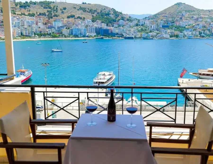 Beautiful views from Hotel Mano, Saranda